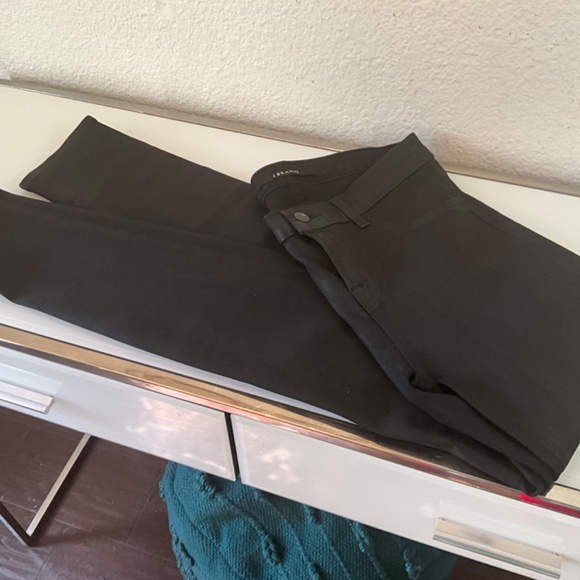 NWOT J BRAND JET BLACK COATED SUPPER SKINNY JEGGINGS JEANS 30 - Picture 6 of 7
